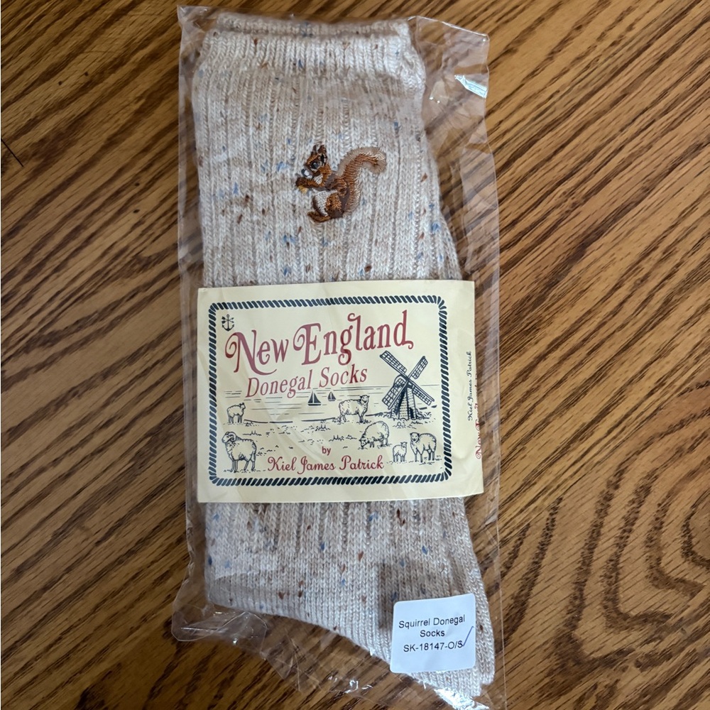 NIB Kiel James Patrick Squirrel Donegal Socks - Picture 4 of 6